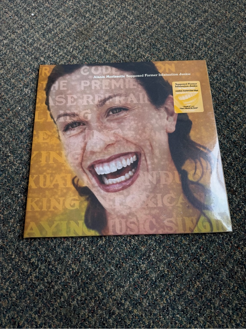 NEW Supposed Former Infatuation Junkie Vinyl LP - Alanis Morissette